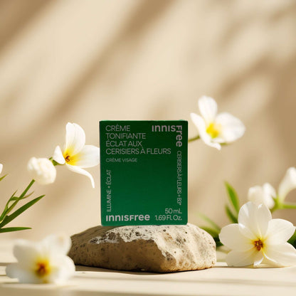 Glow Boosting Brightener | Cherry Blossom Tone-Up Cream by Innisfree – 1.7 fl oz