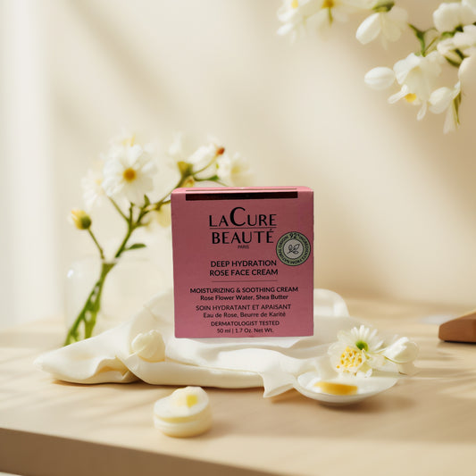 Hydrating Glow | Deep Hydration Rose Face Cream by La Cure Beauté -  1.7 fl oz