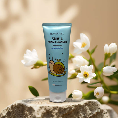 Moisture-Rich Cleanse | Snail Foam Cleanser by Bonnyhill – 8.5 fl oz