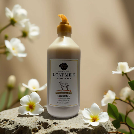 Nourish & Soothe | Goat Milk Honey Body Wash by Shower Mate – 27.1 oz
