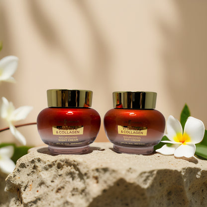 Nourishing Support | Day + Night Creams by Skin Ceremony – 2x 1.7 fl oz