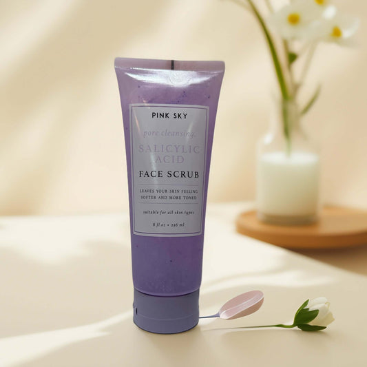 Pore-Clearing Treatment | Salicylic Acid Face Scrub by Pink Sky - 8.0 fl oz