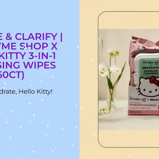Hydrate &amp; Clarify | The Cr&rdquo;me Shop x Hello Kitty 3-in-1 Cleansing Wipes (60ct) by@Outfy