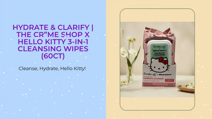 Hydrate &amp; Clarify | The Cr&rdquo;me Shop x Hello Kitty 3-in-1 Cleansing Wipes (60ct) by@Outfy