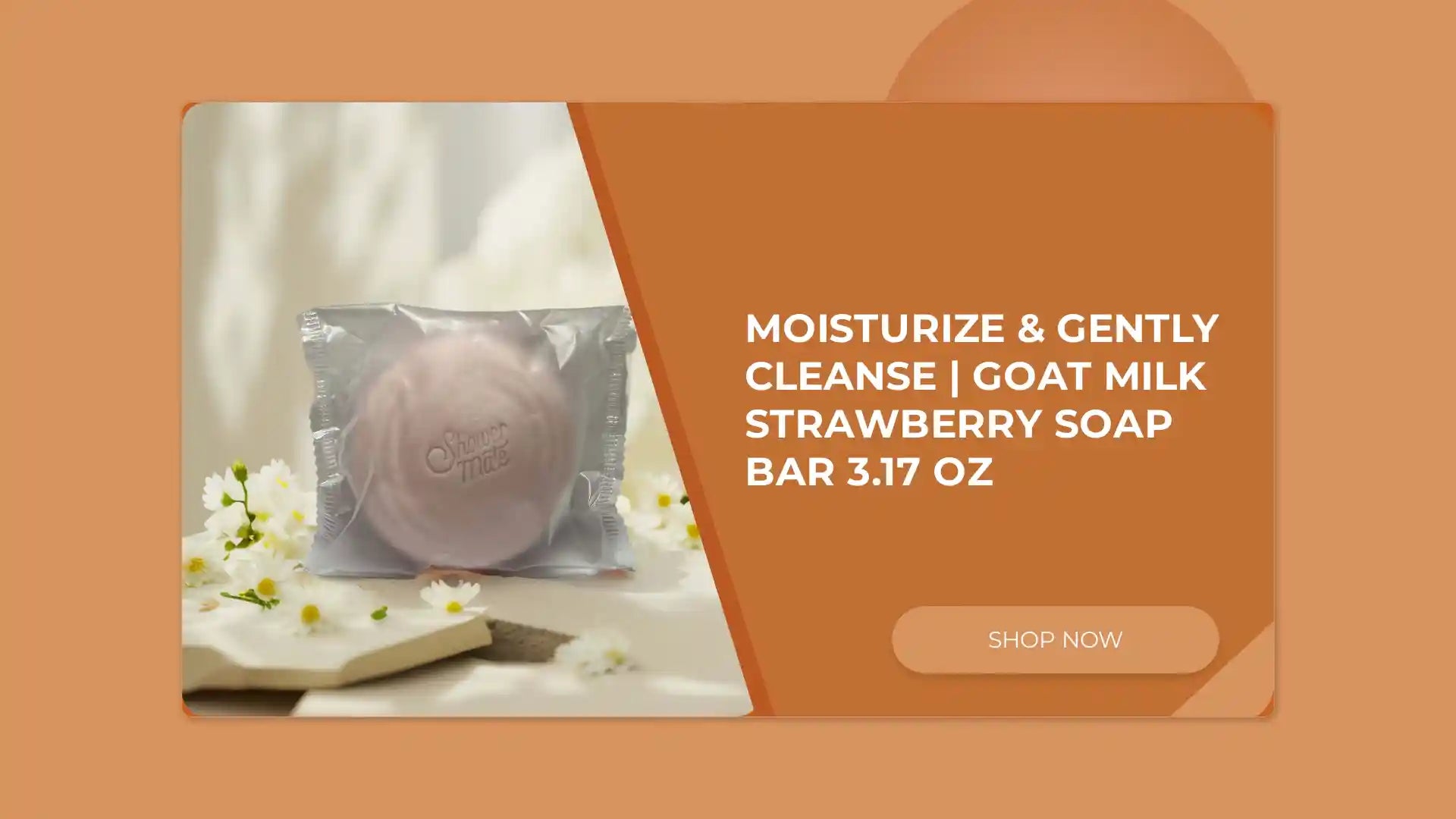 Moisturize &amp; Gently Cleanse | Goat Milk Strawberry Soap Bar 3.17 oz by@Outfy