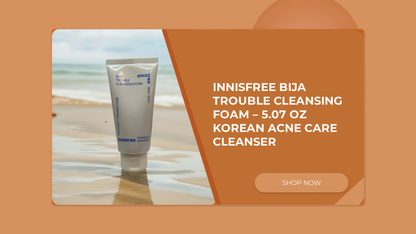 Innisfree Bija Trouble Cleansing Foam &ndash; 5.07 oz Korean Acne Care Cleanser by@Outfy