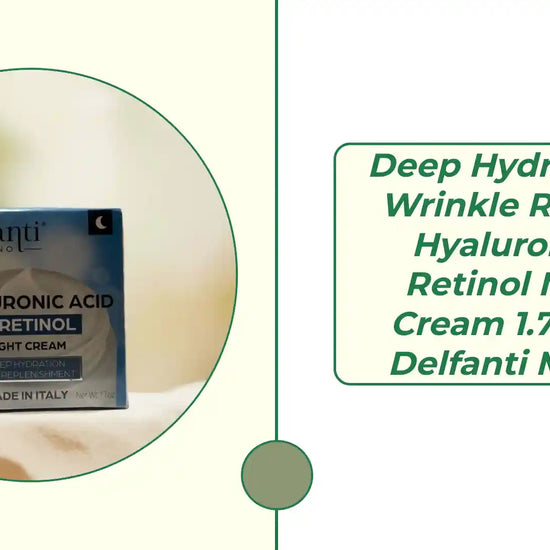 Deep Hydration &amp; Wrinkle Repair | Hyaluronic + Retinol Night Cream 1.7 fl oz Delfanti Milano by@Outfy