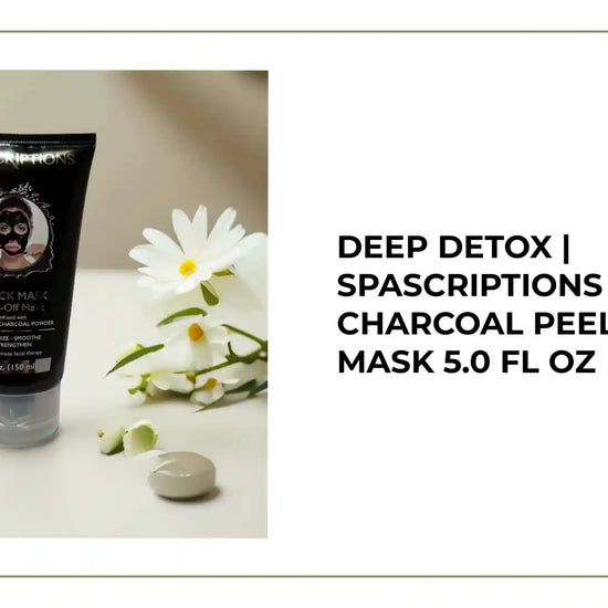 Deep Detox | SpaScriptions Black Charcoal Peel-Off Mask 5.0 fl oz by@Outfy