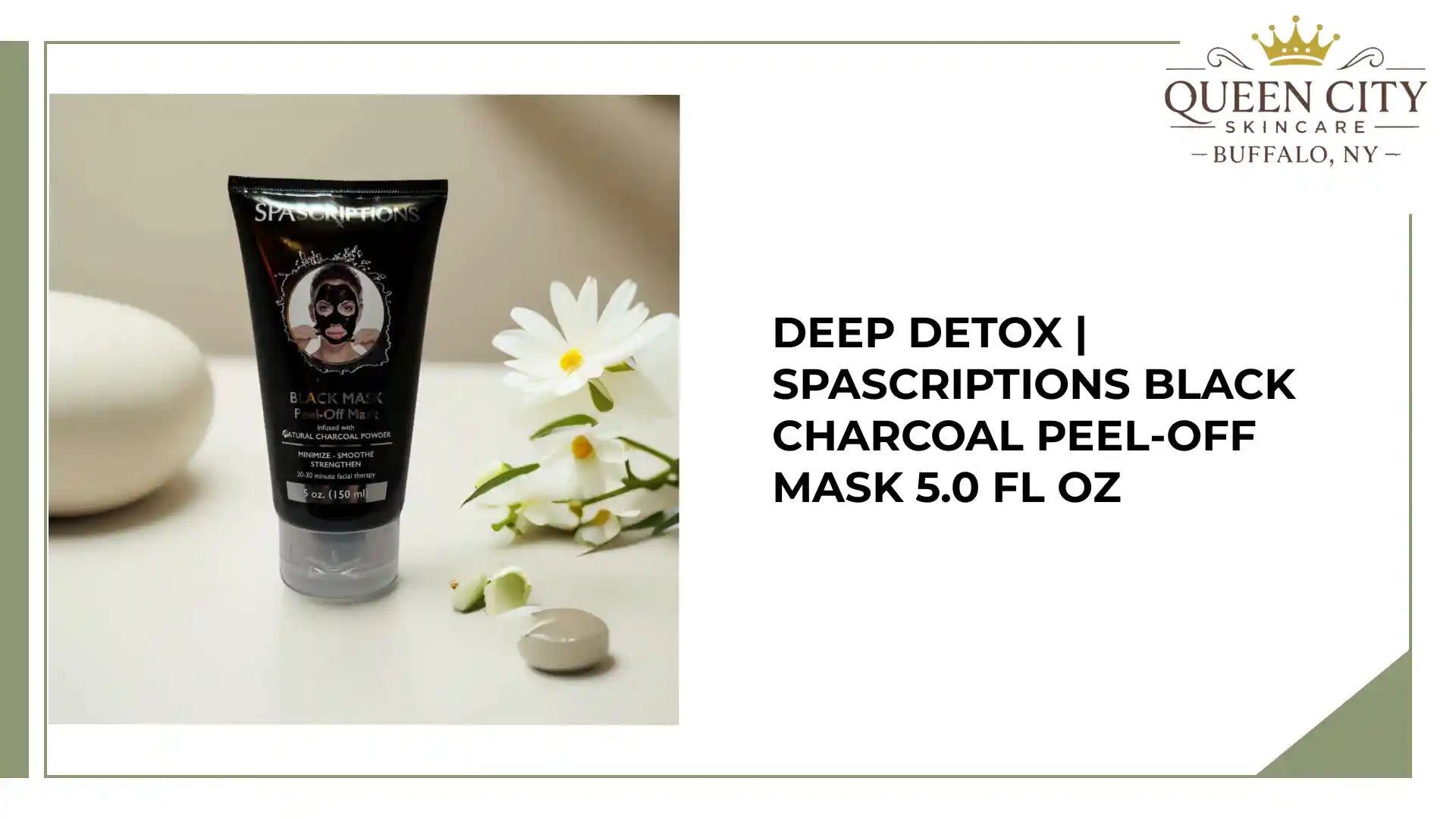 Deep Detox | SpaScriptions Black Charcoal Peel-Off Mask 5.0 fl oz by@Outfy