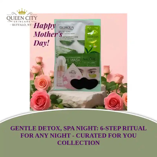 Spa Night Gentle Detox Kit for sensitive skin by Queen City Skincare.