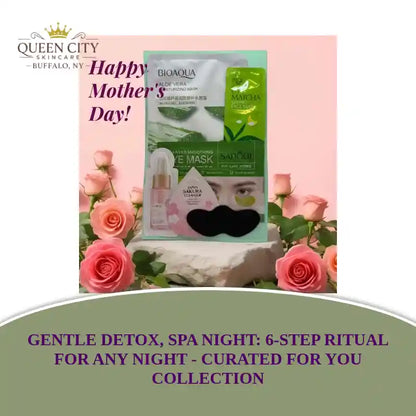 Spa Night Gentle Detox Kit for sensitive skin by Queen City Skincare.