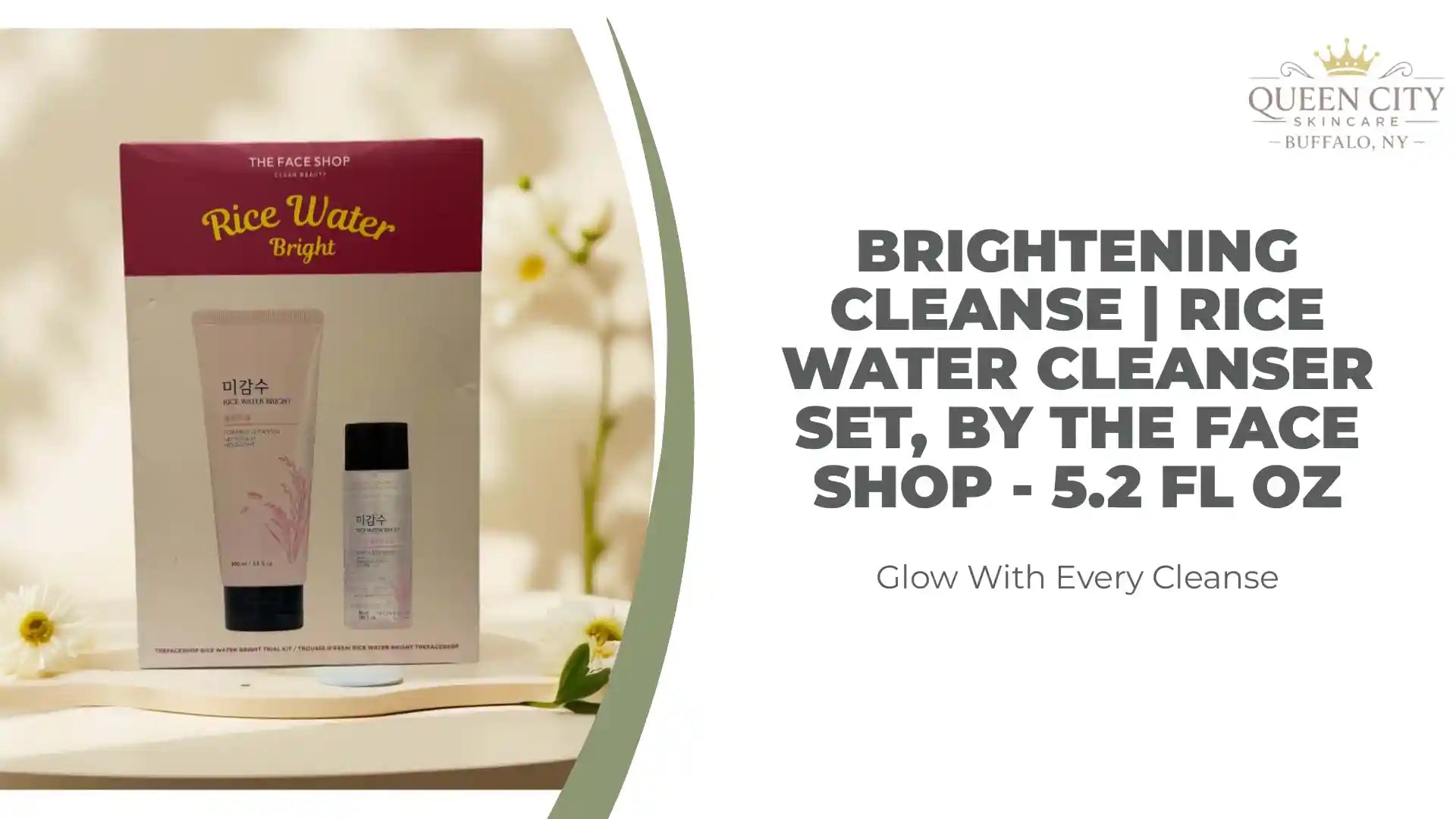 Brightening Cleanse | Rice Water Cleanser Set, by The Face Shop - 5.2 fl oz by@Outfy