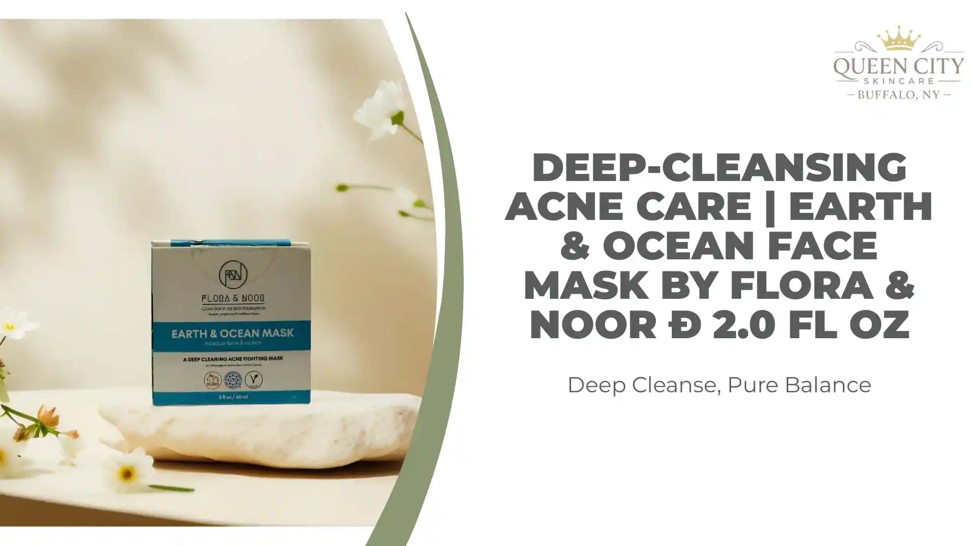 Deep-Cleansing Acne Care | Earth &amp; Ocean Face Mask by Flora &amp; Noor &ETH; 2.0 fl oz by@Outfy