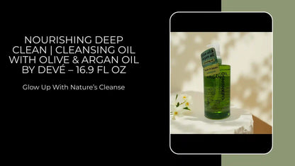 Nourishing Deep Clean | Cleansing Oil with Olive &amp; Argan Oil by Dev&eacute; &ndash; 16.9 fl oz by@Outfy