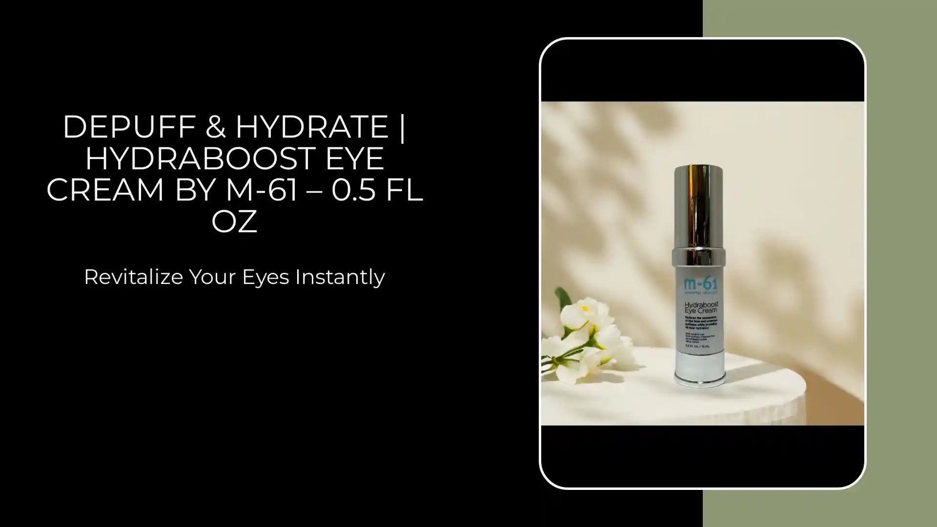 Depuff &amp; Hydrate | Hydraboost Eye Cream by M-61 &ndash; 0.5 fl oz by@Outfy