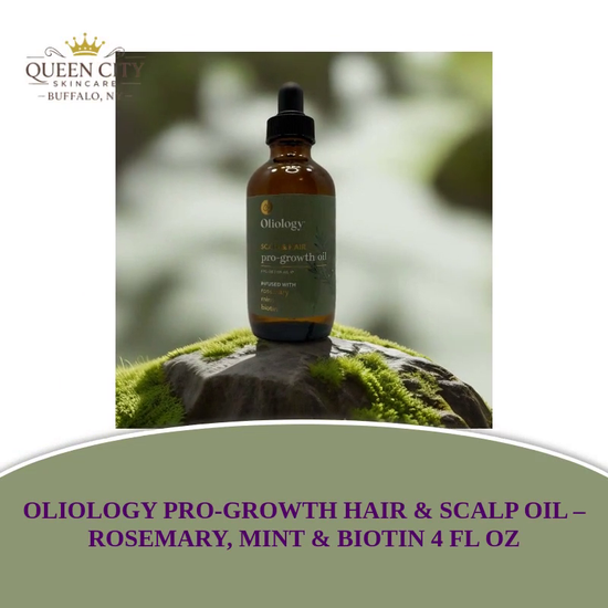 Oliology Pro-Growth Hair & Scalp Oil with rosemary, mint.