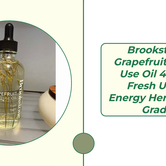 Brookstone Grapefruit Multi-Use Oil 4oz bottle with dropper