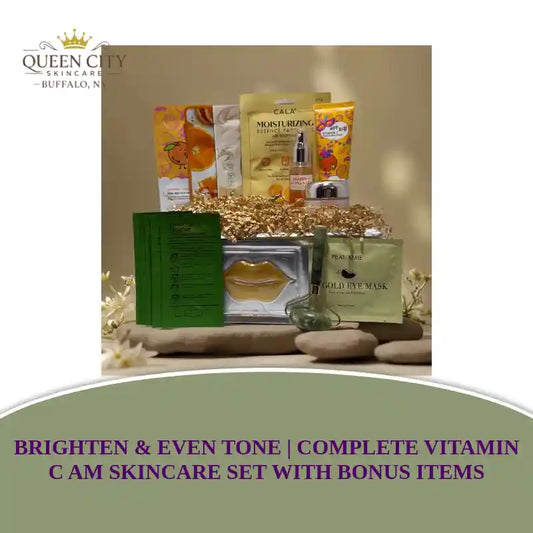 Brighten &amp; Even Tone | Complete Vitamin C AM Skincare Set with Bonus Items by@Outfy