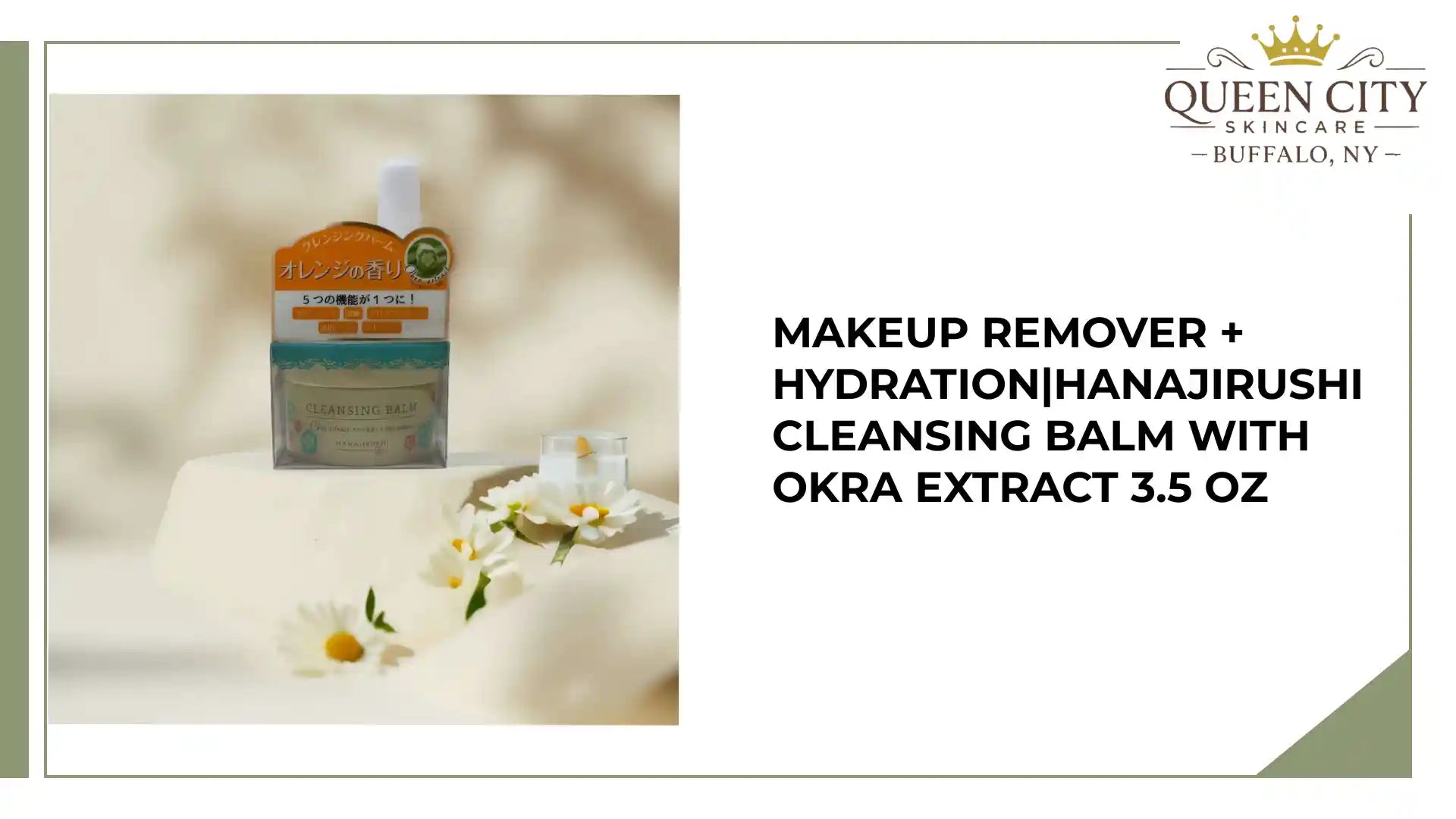 Makeup Remover + Hydration|Hanajirushi Cleansing Balm with Okra Extract 3.5 oz by@Outfy