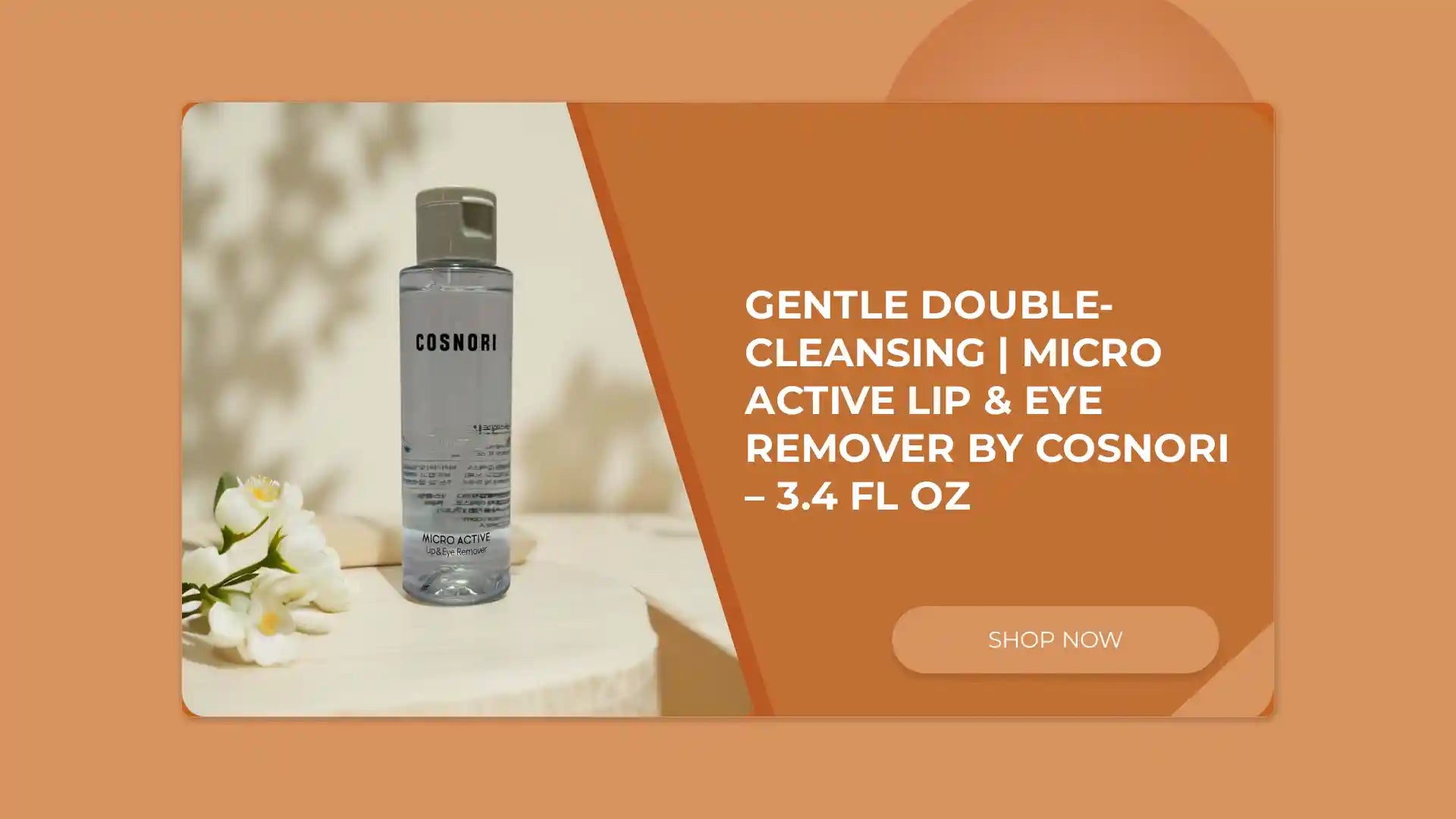 Gentle Double-Cleansing | Micro Active Lip &amp; Eye Remover by COSNORI &ndash; 3.4 fl oz by@Outfy