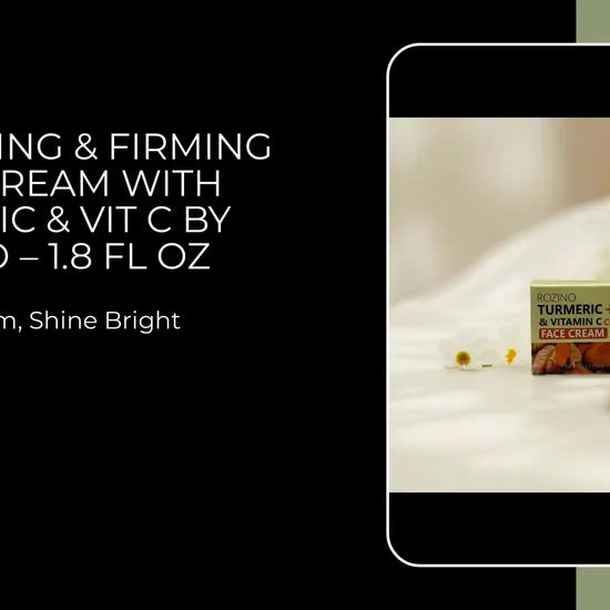 Brightening &amp; Firming | Face Cream with Turmeric &amp; Vit C by Rozino &ndash; 1.8 fl oz by@Outfy