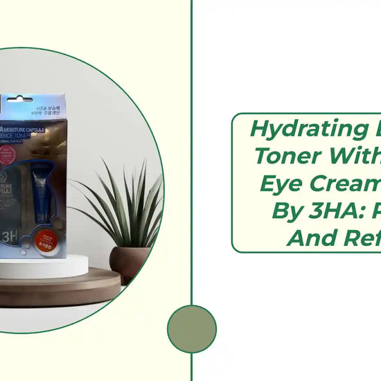 Hydrating Essence Toner with bonus eye cream by 3HA, 150ml.