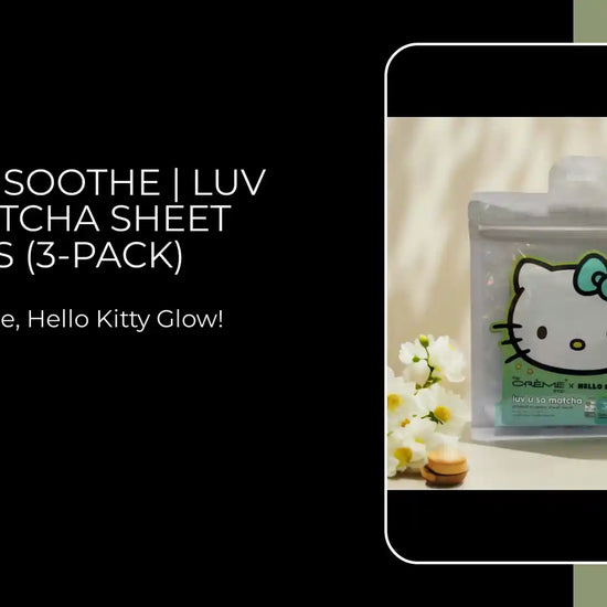 Clarify &amp; Soothe | Luv U So Matcha Sheet Masks (3-Pack) by@Outfy