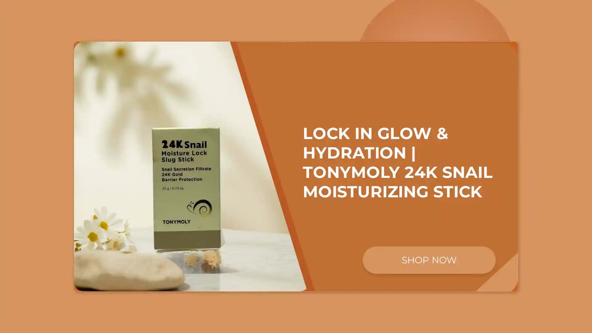 Lock In Glow &amp; Hydration | TONYMOLY 24K Snail Moisturizing Stick by@Outfy