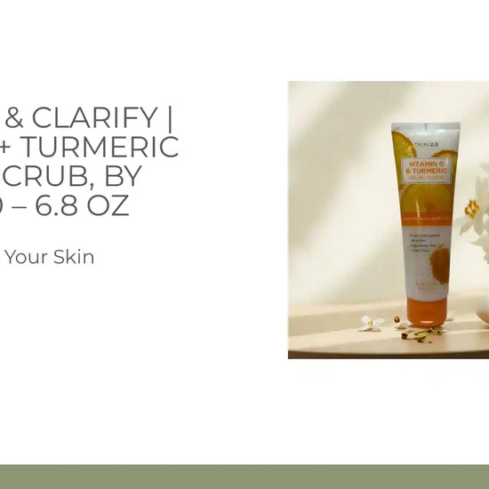 Brighten &amp; Clarify | Vitamin C + Turmeric Facial Scrub, by Skin 2.0 &ndash; 6.8 oz by@Outfy