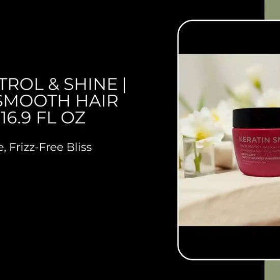 Frizz Control &amp; Shine | Keratin Smooth Hair Mask 16.9 fl oz by@Outfy