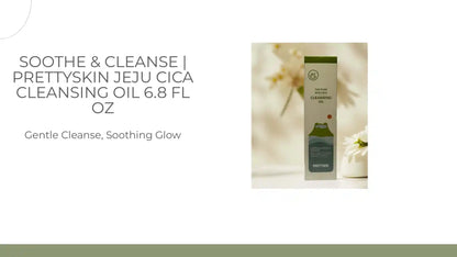 Soothe &amp; Cleanse | PrettySkin Jeju Cica Cleansing Oil 6.8 fl oz by@Outfy