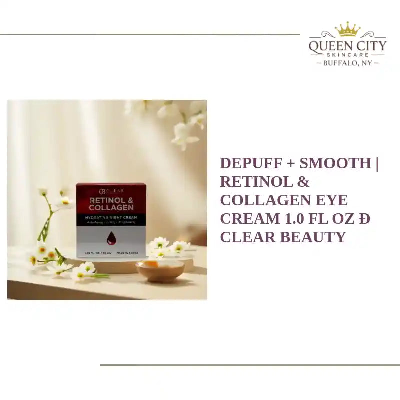 Depuff + Smooth | Retinol &amp; Collagen Eye Cream 1.0 fl oz &ETH; Clear Beauty by@Outfy
