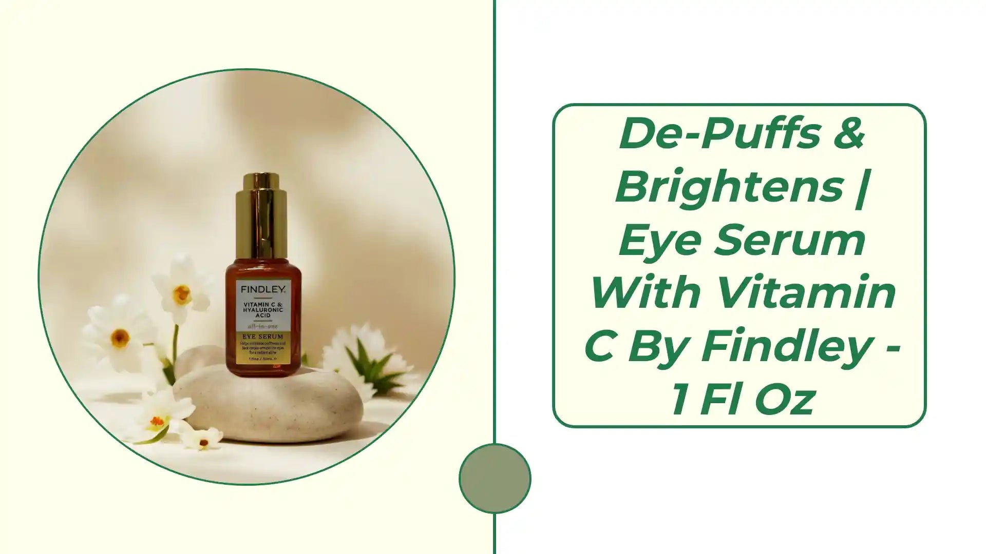 De-Puffs &amp; Brightens | Eye Serum with Vitamin C by Findley - 1 fl oz by@Outfy