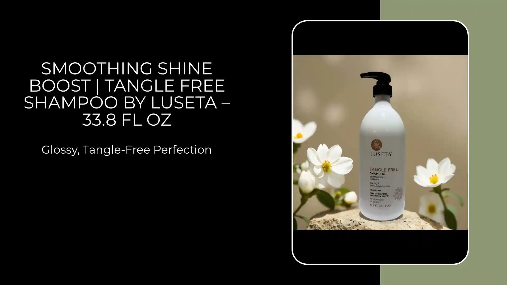 Smoothing Shine Boost | Tangle Free Shampoo by Luseta &ndash; 33.8 fl oz by@Outfy