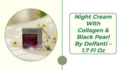 Night Cream with Collagen &amp; Black Pearl by Delfanti &ndash; 1.7 fl oz by@Outfy