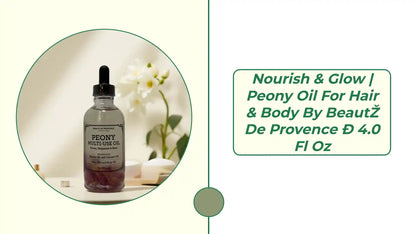 Nourish &amp; Glow | Peony Oil for Hair &amp; Body by Beaut&eacute; de Provence - 4.0 fl oz by@Outfy