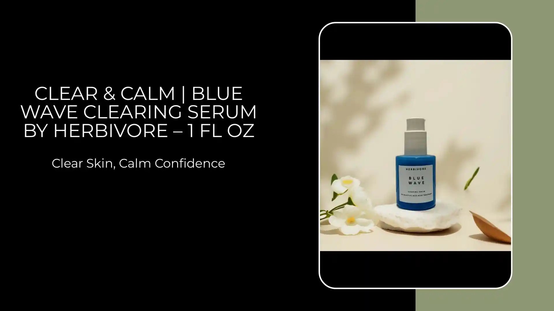 Clear &amp; Calm | Blue Wave Clearing Serum by Herbivore &ndash; 1 fl oz by@Outfy