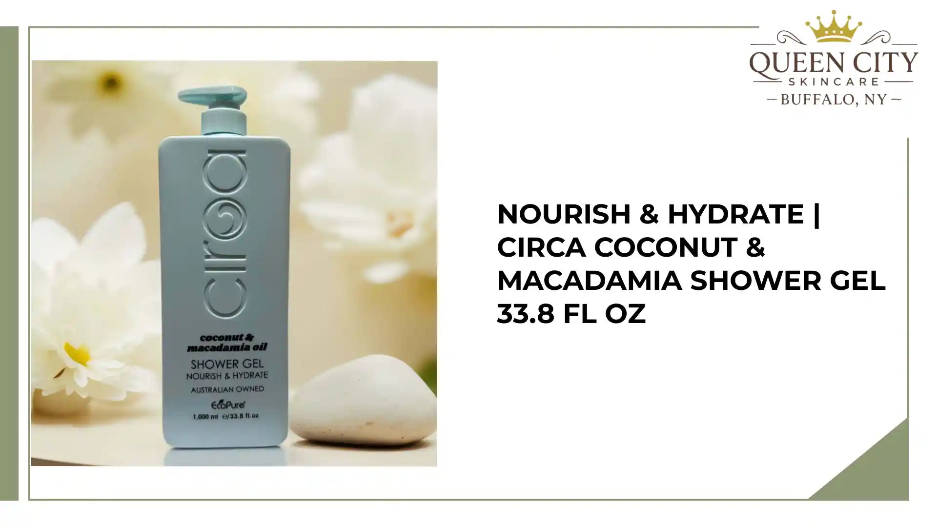 Nourish &amp; Hydrate | Circa Coconut &amp; Macadamia Shower Gel 33.8 fl oz by@Outfy