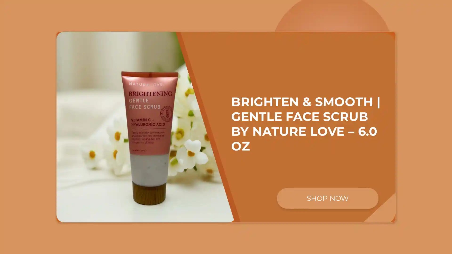Brighten &amp; Smooth | Gentle Face Scrub by Nature Love &ndash; 6.0 oz by@Outfy