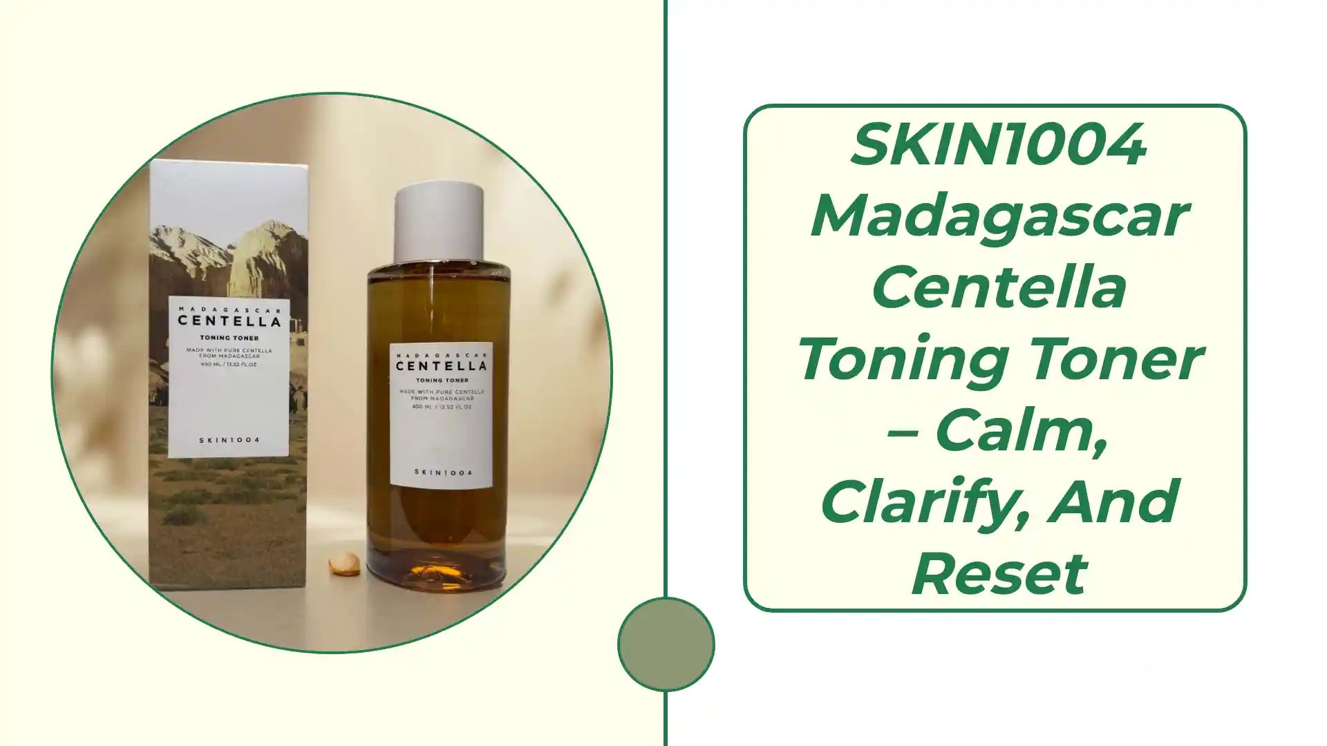 SKIN1004 Madagascar Centella Toning Toner in packaging.