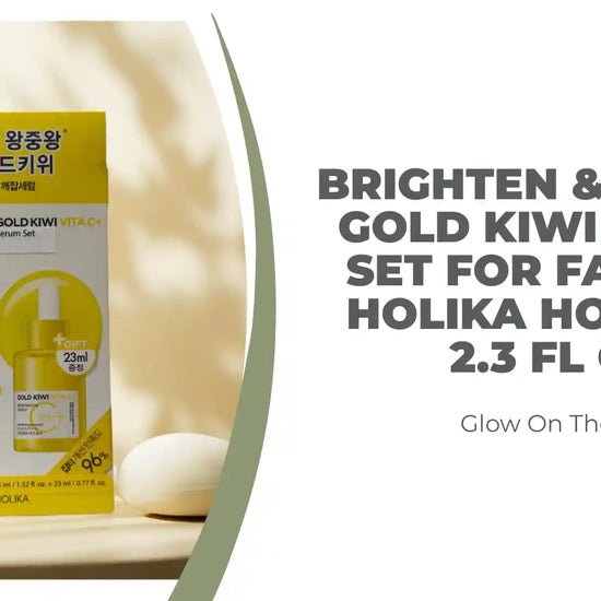 Brighten &amp; Treat | Gold Kiwi Serum Set for Face, by Holika Holika &ETH; 2.3 fl oz by@Outfy