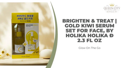 Brighten &amp; Treat | Gold Kiwi Serum Set for Face, by Holika Holika &ETH; 2.3 fl oz by@Outfy