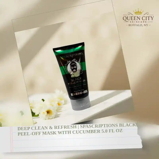 Deep Clean &amp; Refresh | Black Peel-Off Mask with Cucumber by SpaScriptions - 5.0 fl oz by@Outfy