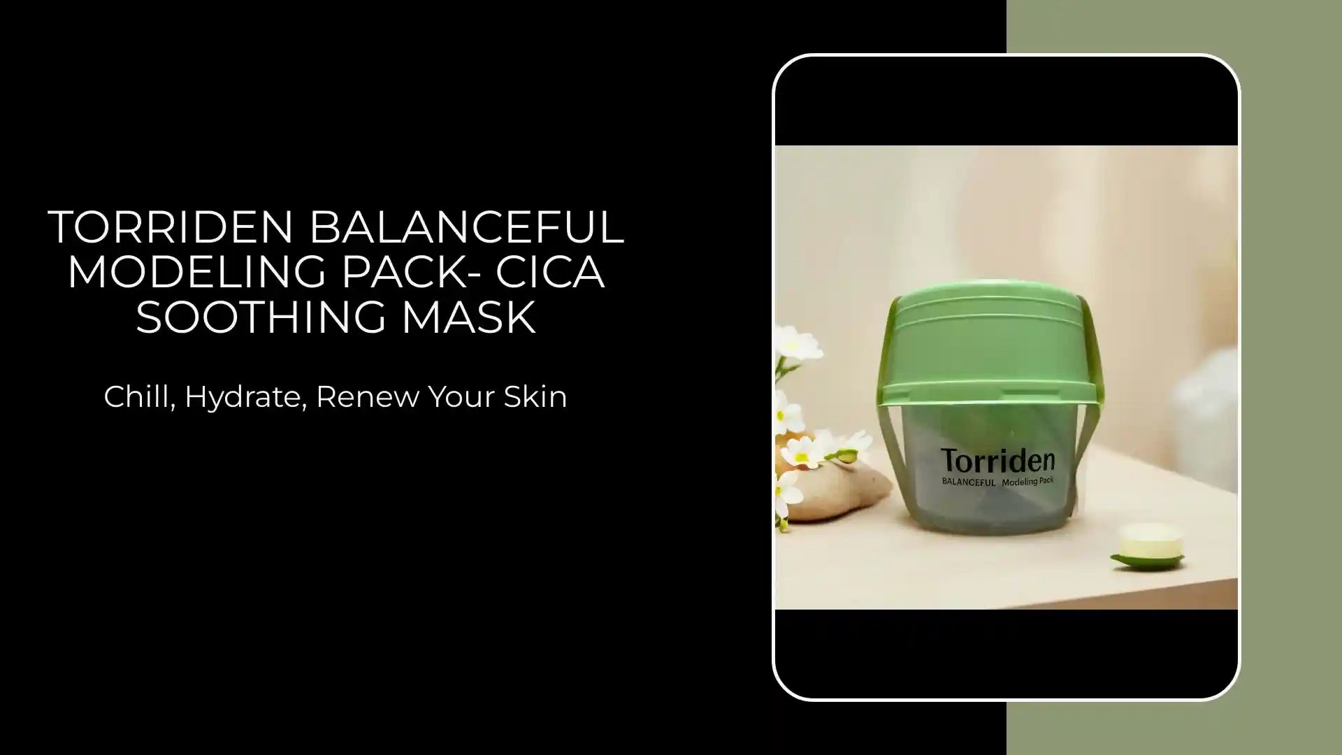 Torriden Balanceful Modeling Pack- Cica Soothing Mask by@Outfy