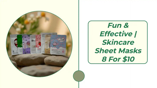 Fun &amp; Effective | Skincare Sheet Masks 8 for $10 by@Outfy