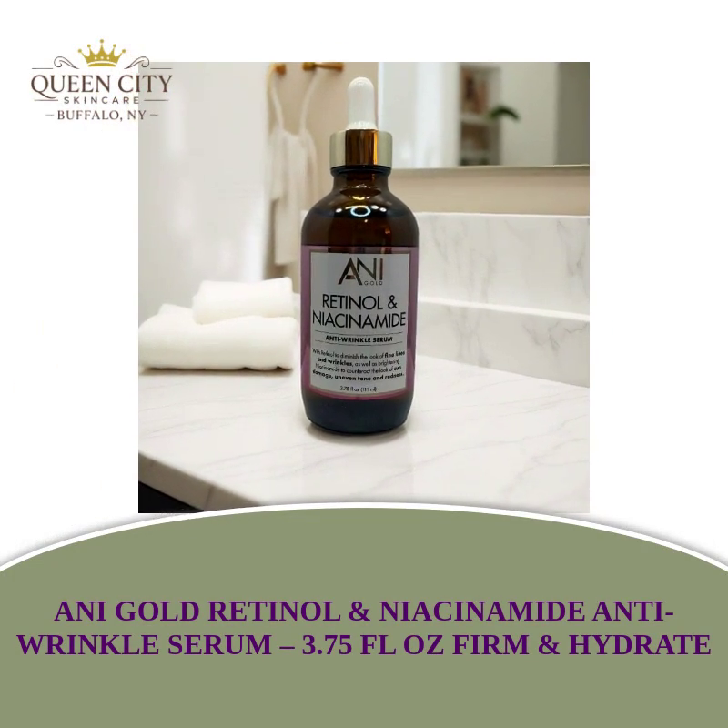 ANI Gold Retinol & Niacinamide Anti-Wrinkle Serum 3.75oz.