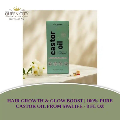 Hair Growth &amp; Glow Boost | 100% Pure Castor Oil from SpaLife - 8 fl oz by@Outfy