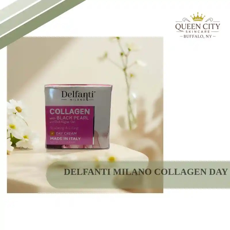 Delfanti Milano Collagen Day Cream with Black Pearl & Red Algae