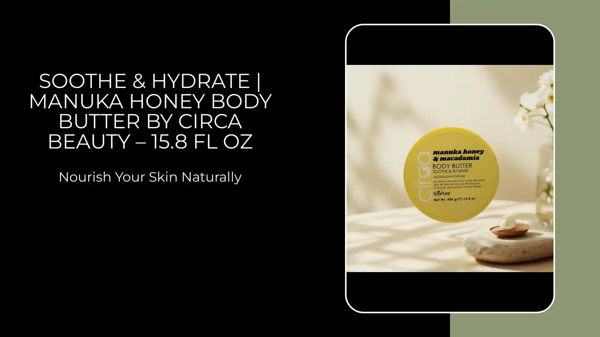 Soothe &amp; Hydrate | Manuka Honey Body Butter by Circa Beauty &ndash; 15.8 fl oz by@Outfy