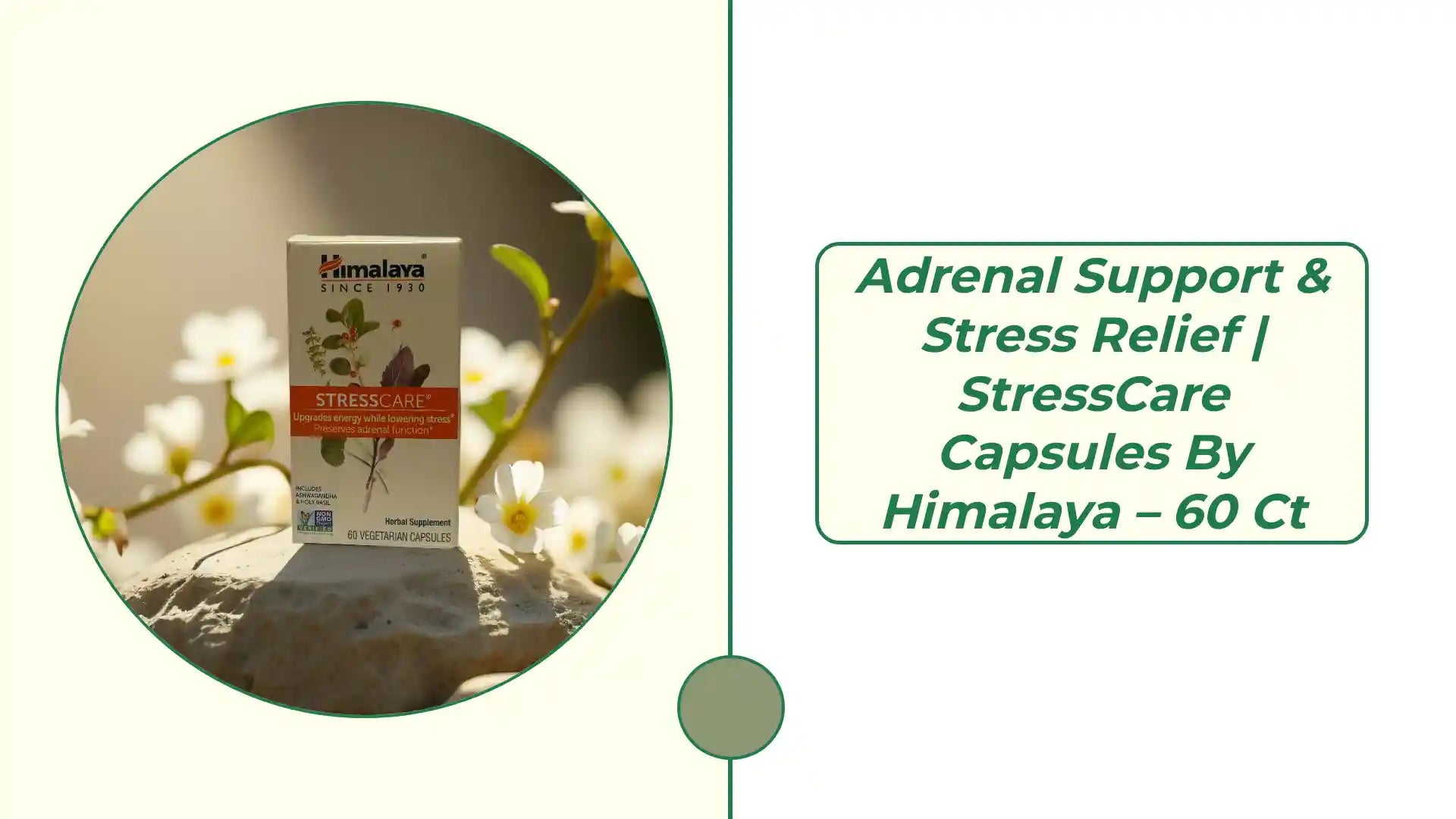Adrenal Support &amp; Stress Relief | StressCare Capsules by Himalaya &ndash; 60 ct by@Outfy